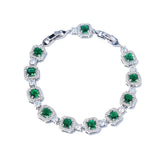 Sugar Cube Multicolor Zircon Bracelet - AKAK BODYJEWELRY - ear - tunnel