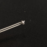 Titanium Devil Heart CZ Piercing Stud | 1PC – Blue / White / Pink / Black | Ear Nose Body Jewelry - AKAK BODYJEWELRY-ear-tunnel