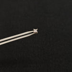 Titanium North Star & Four-Point Star CZ Piercing Stud| 1PC – Flat Back Labret | Ear Nose Body Jewelry - AKAK BODYJEWELRY-ear-tunnel
