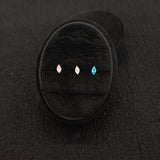 Titanium Single CZ Prong-Set Piercing Stud | 1PC – Blue / White / Pink | Ear Nose Body Jewelry - AKAK BODYJEWELRY-ear-tunnel