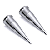 Titanium Spike Flared Ear Stretching Kit - AKAK BODYJEWELRY - ear - tunnel