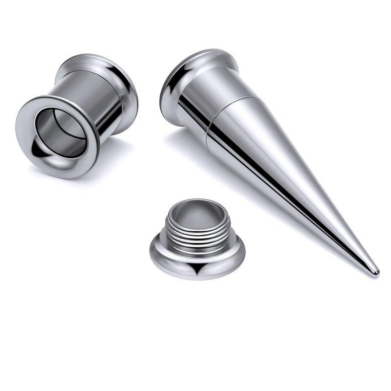 Titanium Spike Flared Ear Stretching Kit - AKAK BODYJEWELRY - ear - tunnel