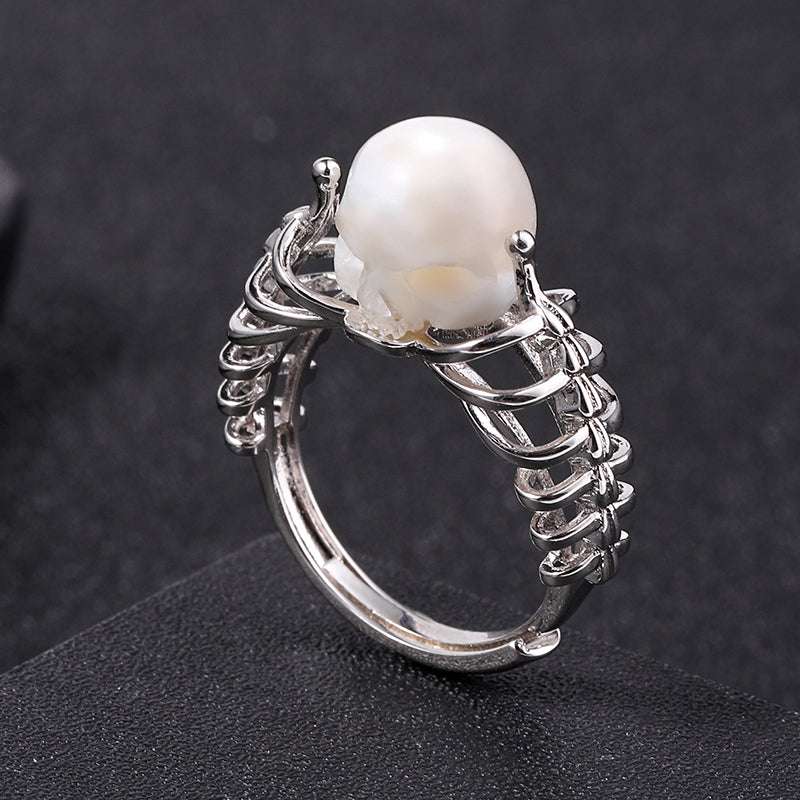 Wraith Spine S925 Silver Ring - AKAK BODYJEWELRY - ear - tunnel